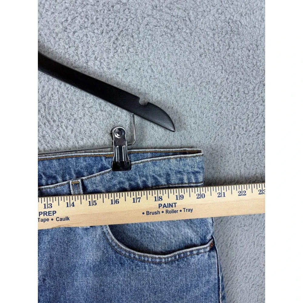 VTG Levis 505 Jeans Mens 42x27 Blue Light Wash Regular Straight Denim Made USA